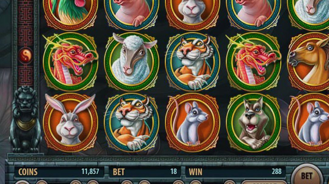 12 Zodiacs · Tampilan Antarmuka Aplikasi RINDUSLOT