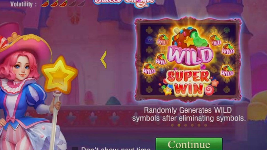 Sweet Magic · Tampilan Antarmuka Aplikasi RINDUSLOT
